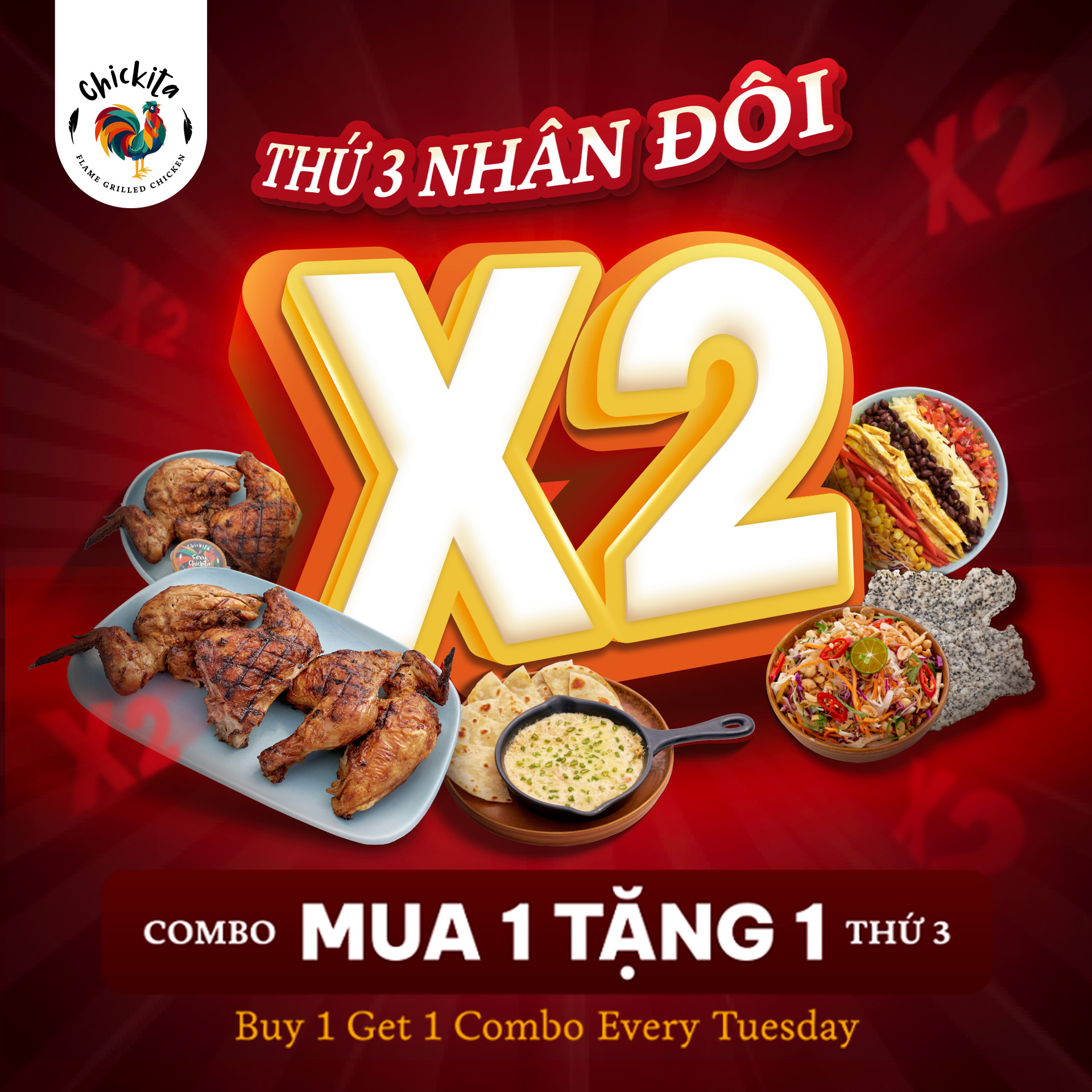 Buy 1 Get 1 - Times Two Tuesday